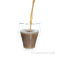 Tasse à café à double paroi soufflant à la bouche de haute qualité
